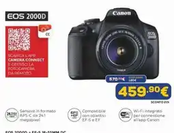 Euronics Canon EOS 2000D offerta