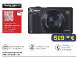 Euronics Canon PowerShot SX740 HS LITE EDITION BLACK offerta