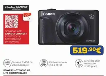 Canon PowerShot SX740 HS LITE EDITION BLACK