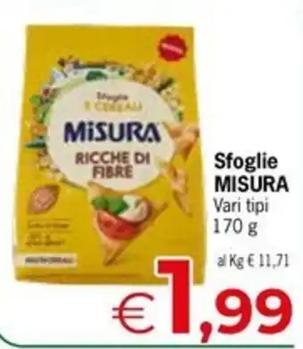 Despar Sfoglie MISURA offerta