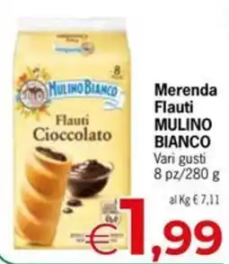 Despar Flauti Cioccolato MULINO BIANCO offerta