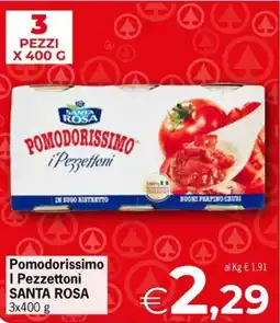 Despar Pomodorissimo I Pezzettoni SANTA ROSA offerta