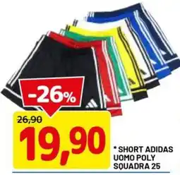 DPiù SHORT ADIDAS offerta