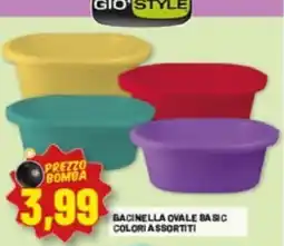 Risparmio Casa GIO' STYLE BACINELLA OVALE BASIC offerta