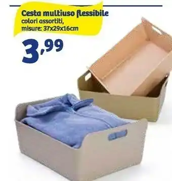 In'S Mercato Cesta multiuso flessibile offerta