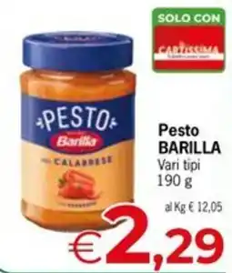 Despar Pesto BARILLA offerta