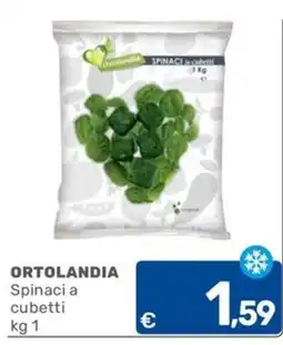 C+C Cash and Carry ORTOLANDIA Spinaci a cubetti offerta