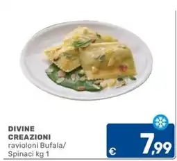 C+C Cash and Carry DIVINE CREAZIONI ravioloni Bufala/Spinaci offerta