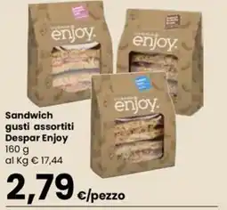 Despar Sandwich gusti assortiti Despar Enjoy offerta