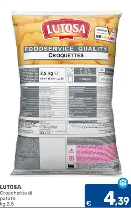 C+C Cash and Carry LUTOSA Crocchette di patate offerta