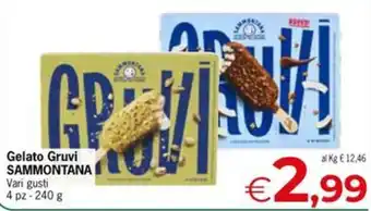 Despar Gelato Gruvi SAMMONTANA offerta