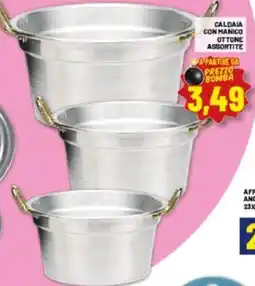 Risparmio Casa CALDAIA CON MANICO OTTONE ASSORTITE offerta