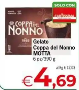 Despar Gelato Coppa del Nonno Motta offerta