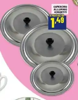 Risparmio Casa Coperchio alluminio assortiti offerta
