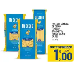 Ard Discount Pasta di semola De Cecco offerta