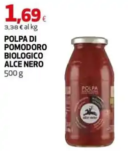Extracoop Polpa di pomodoro biologico Alce Nero offerta