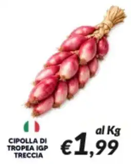 Supermercati Visotto CIPOLLA DI TROPEA IGP TRECCIA offerta