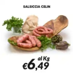 Supermercati Visotto SALSICCIA CELIN offerta