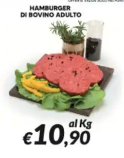 Supermercati Visotto HAMBURGER DI BOVINO ADULTO offerta
