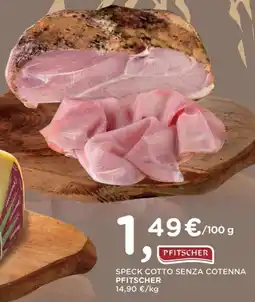Poli Speck Cotto Senza Cotenna Pfitscher offerta