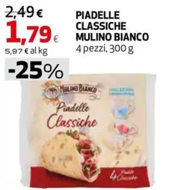 Extracoop Piadelle Classiche Mulino Bianco offerta