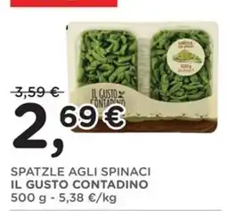 Poli SPATZLE AGLI SPINACI IL GUSTO CONTADINO offerta