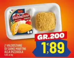 Ard Discount Valdostane di suino martini alla pizzaiola offerta