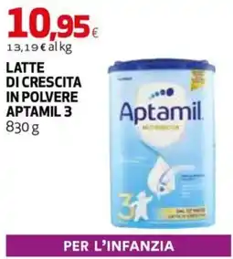 Extracoop LATTE DI CRESCITA IN POLVERE APTAMIL 3 offerta