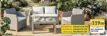 Mister Risparmio SET GIARDINO MATILDE offerta