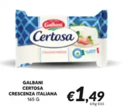 Supermercati Visotto Galbani Certosa Crescenza Italiana offerta