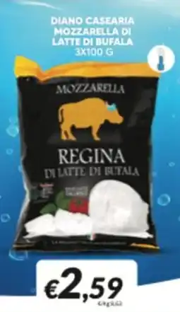 Supermercati Visotto Mozzarella Regina di latte di bufala offerta