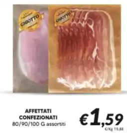 Supermercati Visotto AFFETTATI CONFEZIONATI CHIOTTO offerta