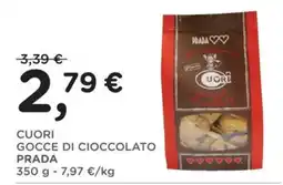 Poli CUORI GOCCE DI CIOCCOLATO PRADA offerta