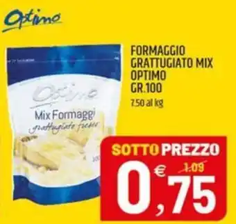 Formaggio grattugiato mix Optimo