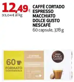 Extracoop Caffè Cortado Espresso Macchiato Dolce Gusto Nescafé offerta