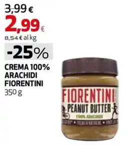Extracoop CREMA 100% ARACHIDI FIORENTINI offerta