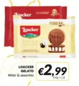 Supermercati Visotto Loacker Tortina Gelato offerta