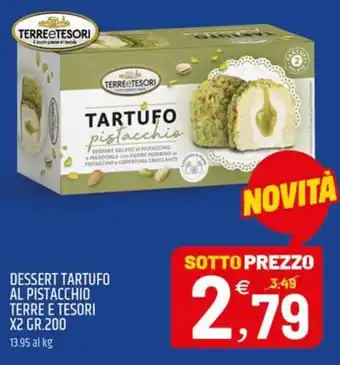 Tartufo pistacchio Terre e Tesori