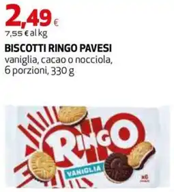 Extracoop Biscotti Ringo Pavesi offerta