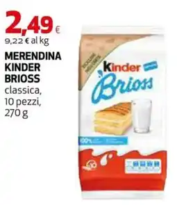 Extracoop Kinder Brioss offerta