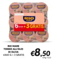 Supermercati Visotto RIO MARE TONNO ALL'OLIO DI OLIVA offerta