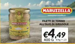 Supermercati Visotto MARUZZELLA FILETTI DI TONNO offerta