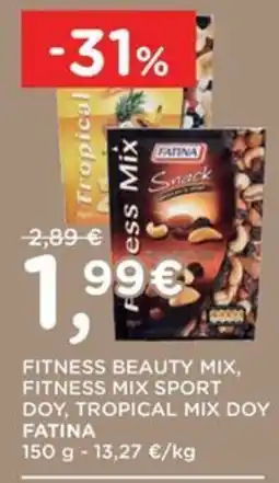 Poli Fitness Beauty Mix, Fitness Mix Sport Doy, Tropical Mix Doy Fatina offerta