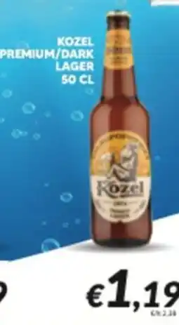 Supermercati Visotto Kozel Premium/Dark Lager offerta