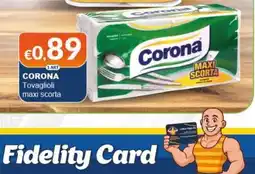 Mister Risparmio Corona Tovaglioli offerta