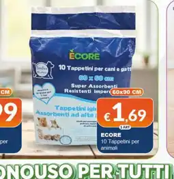 Mister Risparmio ECORE Tappetini per animali offerta