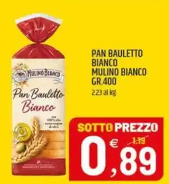 Ard Discount Pan Bauletto Bianco Mulino Bianco offerta