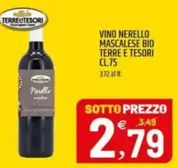 Ard Discount Vino Nerello Mascalese Bio Terre e Tesori offerta