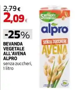 Extracoop Beveranda vegetale all'avena Alpro offerta