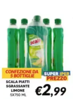 Supermercati Visotto Scala Piatti Sgrassante Limone offerta
